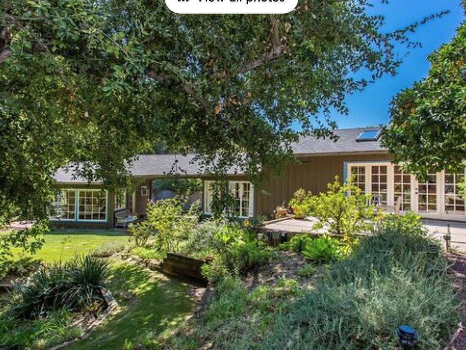 Private back yard -mostly fenced
