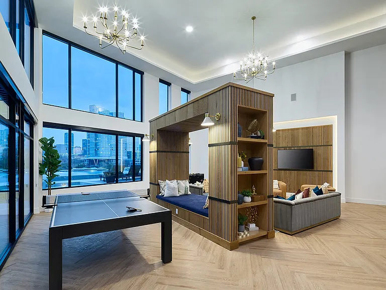 NEW South Building Resident Lounge with Billiards