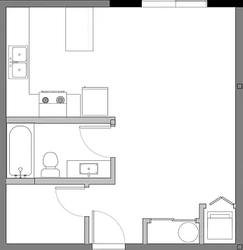 Studio I Floorplan Studio I Floorplan