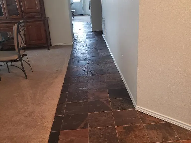 Slate floor