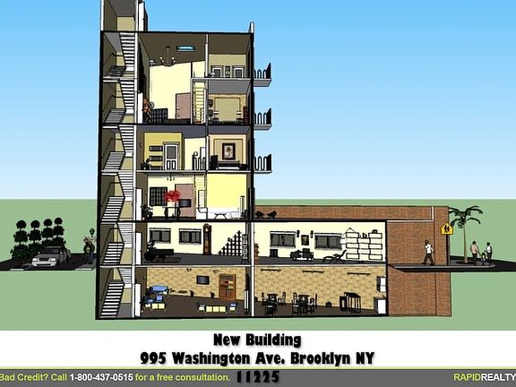 3rd image of 995-A Washington Ave #2