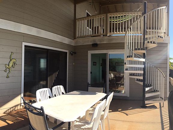 Downstairs patio