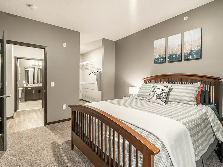 Our floor plans feature large walk-in closets.