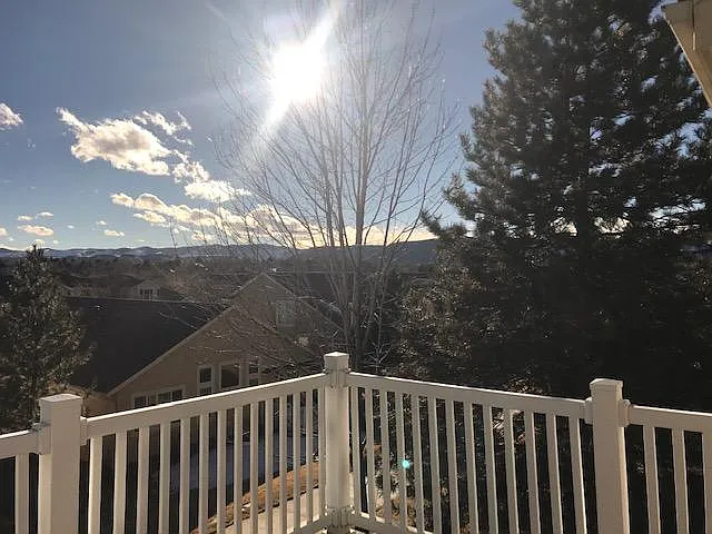 View from main level deck