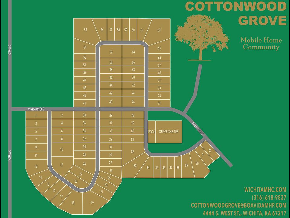 Cottonwood Grove Mobile Home Community Apartment Rentals Wichita, KS