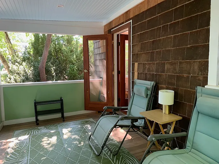 Exterior porch off dining room