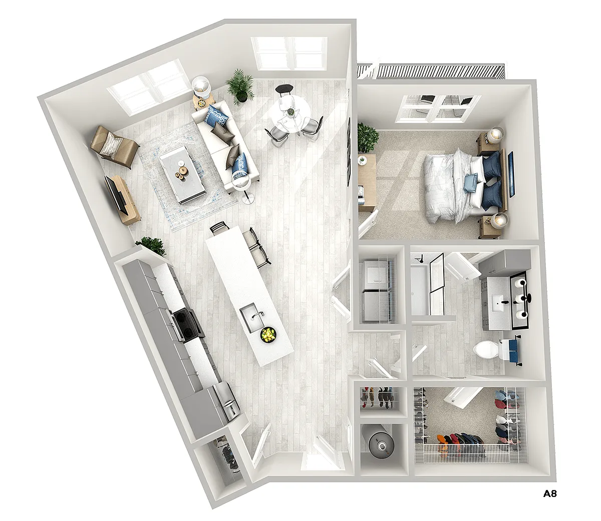 Floor plan A8