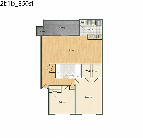 Floor plan B4 Affordable