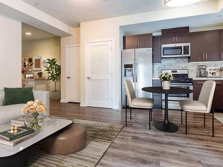 Living Room with Hard Surface Flooring