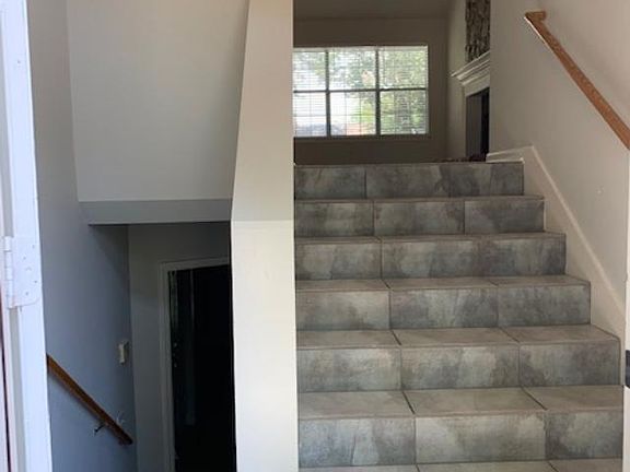 View of stairways from front door