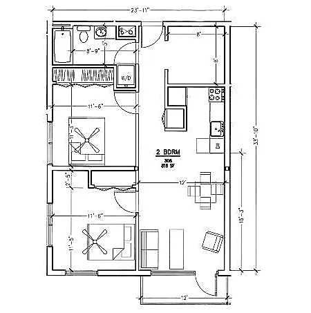 Floor plan 2X1