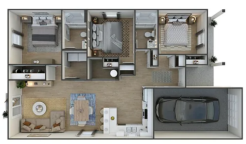 Floor plan Cape Codder