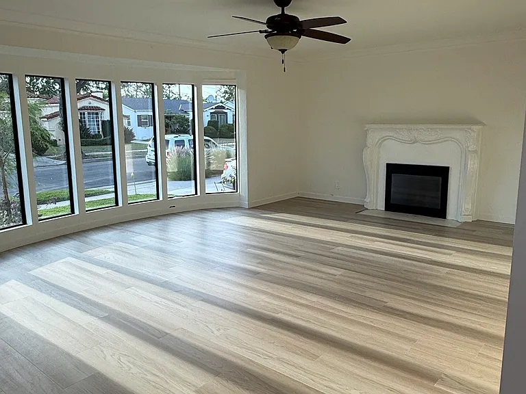 spacious living room