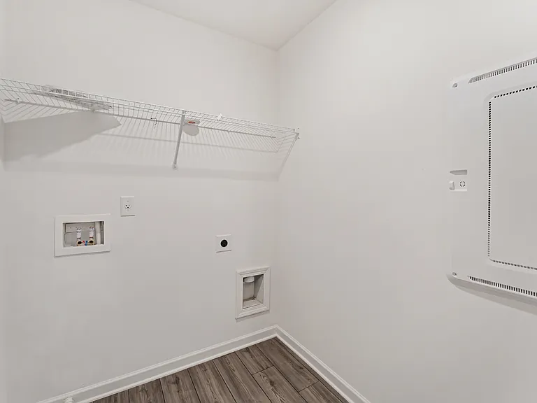 Upstairs laundry room