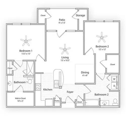 Floor plan AFWC1