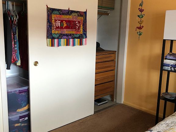 front bedroom, sliding doors