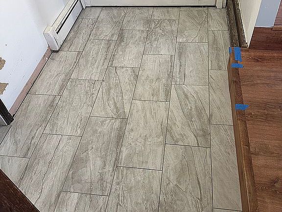 Laundry room floor