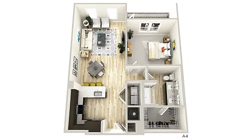 Floor plan A1F