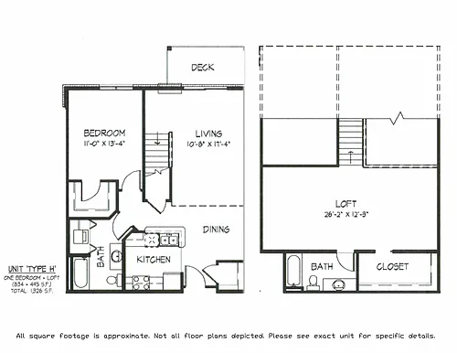 Floor plan Style H