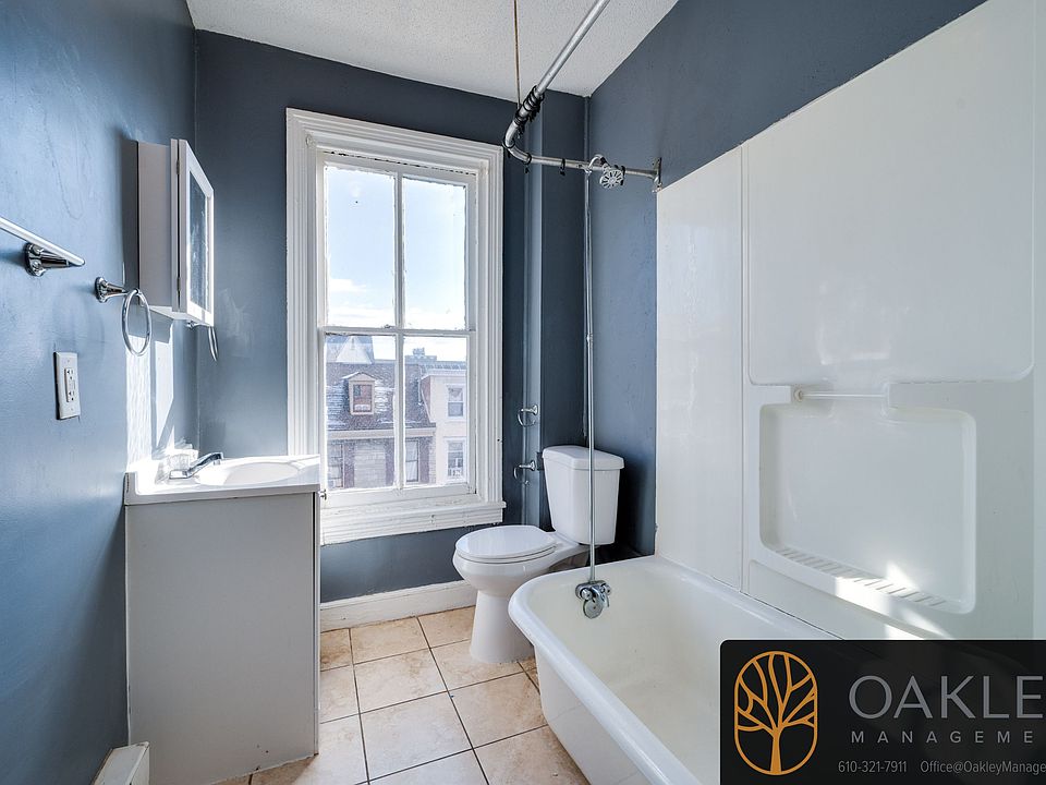 Full bathroom with shower and bath
