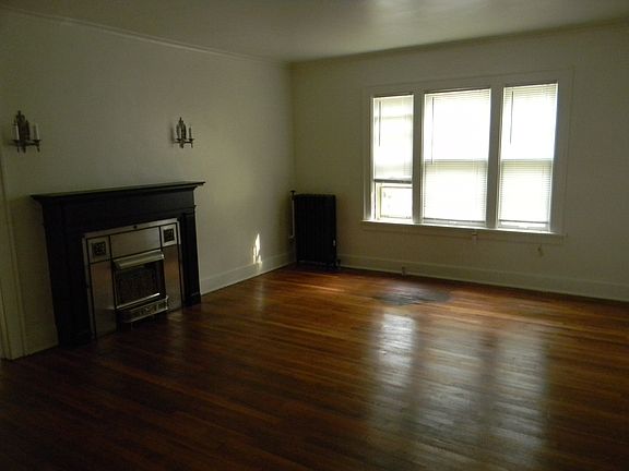 living room with fireplace