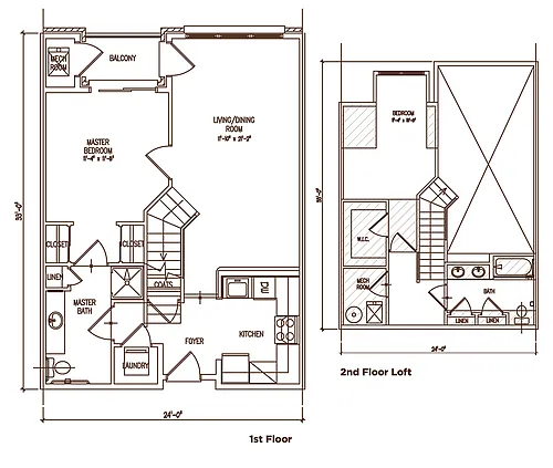 Floor plan 2B2-L
