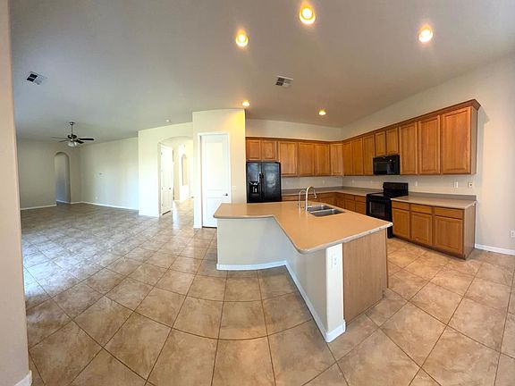 Kitchen & Family Room View From Nook