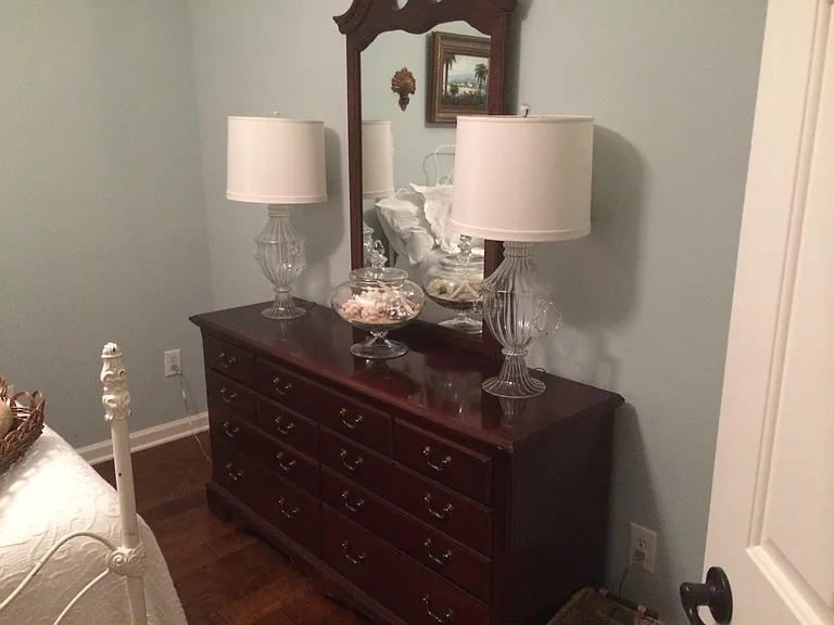 SAMPLE FURNISHINGS in Downstairs Guest Room (adjacent to Downstairs Full Bath with Walk In Shower)