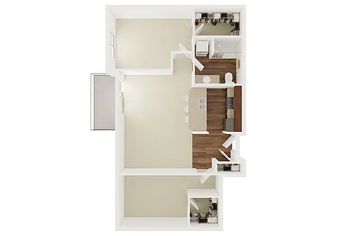 Floor plan Two Bedroom