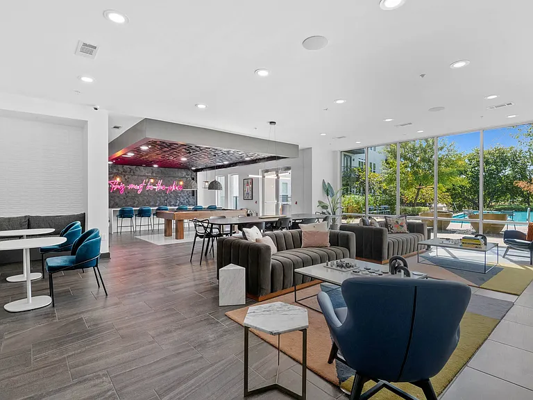 Resident Lounge at Abstract at Design District