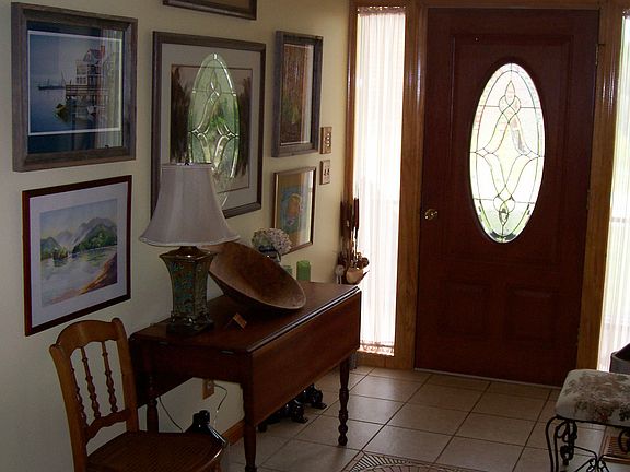 Entry fm front covered deck