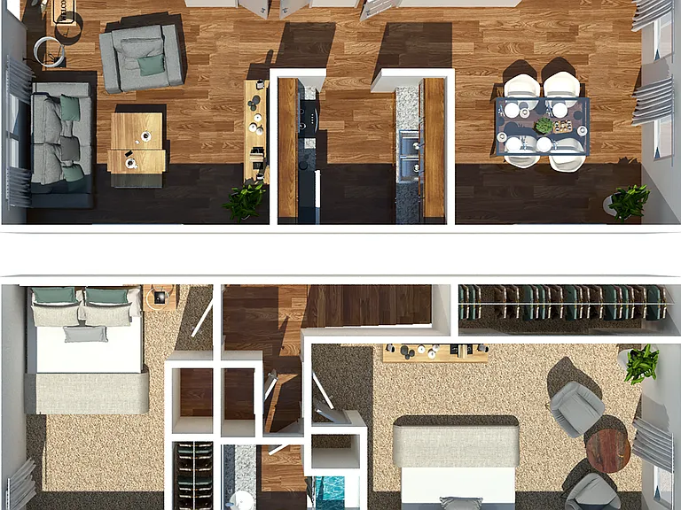 Two Bedroom Townhome Two Bedroom Townhome