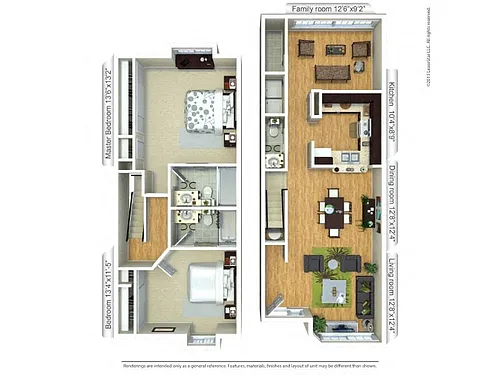 Floor plan The Erbezzo