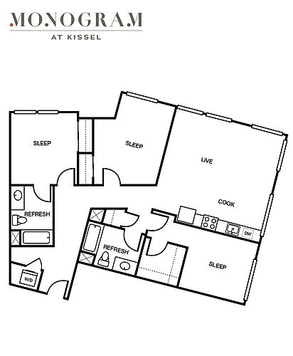 Floor plan 3A