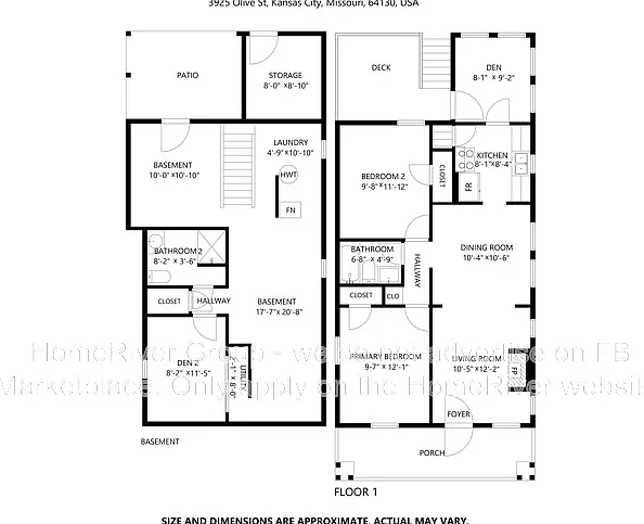 3 bed, 2.0 bath, 1744 sqft, $1,425 — Photo 3