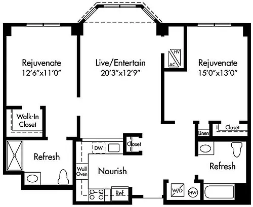 Floor plan D1 ADA