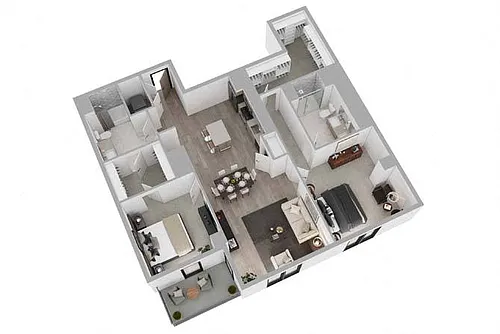 Floor plan 2B05