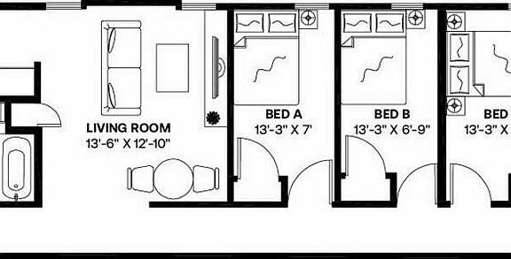 2nd image of 81 W 124th St APT 1