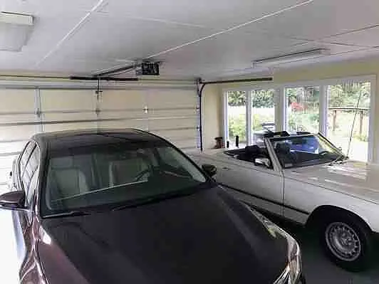 Two car garage