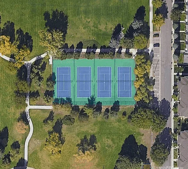Crestmoor Park Tennis Courts are across the street.