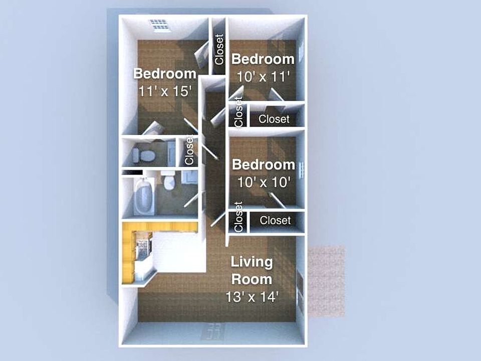 2nd image of 20 Littleton St #3B-1Ba-975Sqft