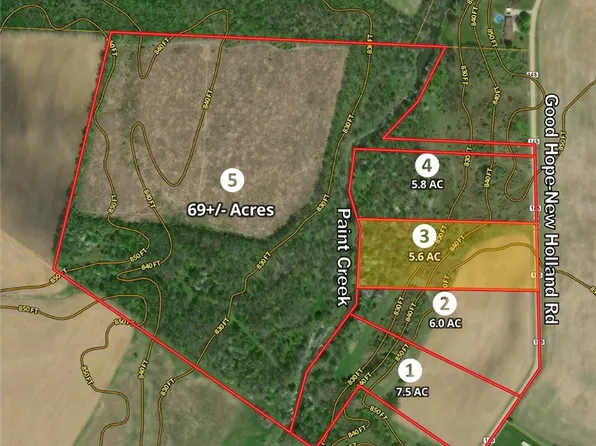 TRACT Three Good Hope New Holland Rd, New Holland, OH 43145