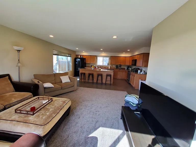Kitchen & Living Room