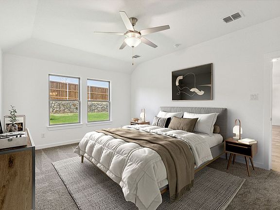 Primary Suite in the Emmy II home plan by Trophy Signature Homes - REPRESENTATIVE PHOTO