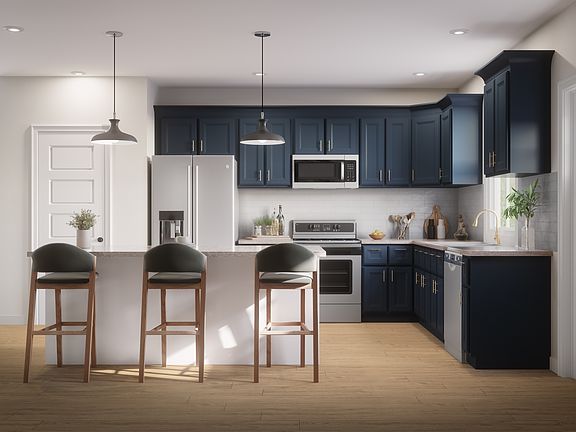 Wellington DSLD Homes Floorplan Kitchen Rendering
