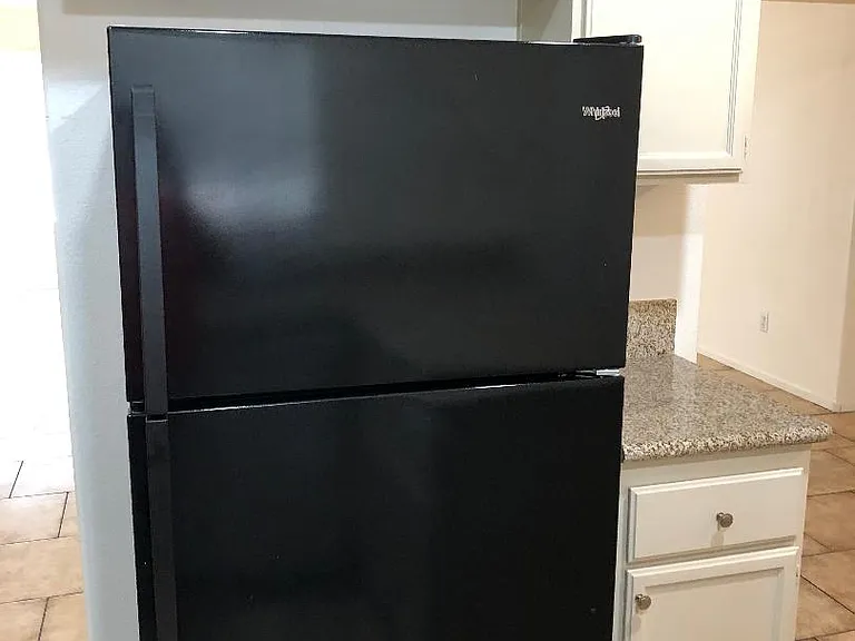 Refrigerator included.