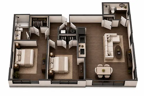 Floor plan The Zoey
