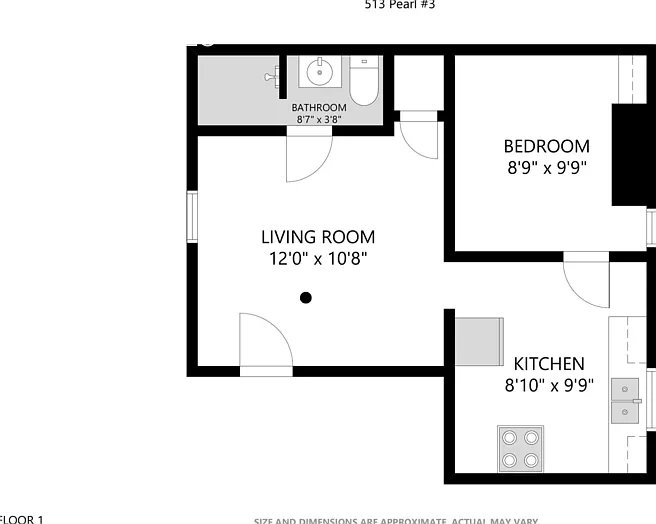 1 bed, 507 sqft, $940 — Photo 4