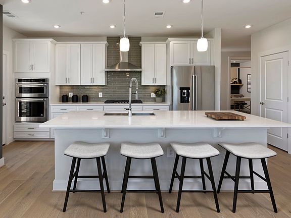 Model Representation - Gourmet Kitchen with Large Kitchen Island in Herndon, VA.