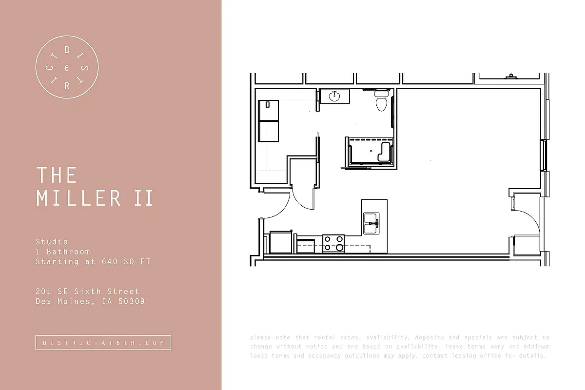 Floor plan Miller II